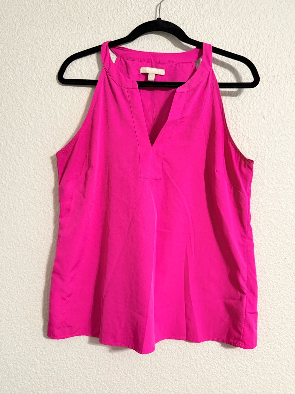 Banana Republic Hot Pink V-Neck Sleeveless Camisole